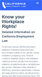 Mobile Screenshot of ca-employment-lawyers.com